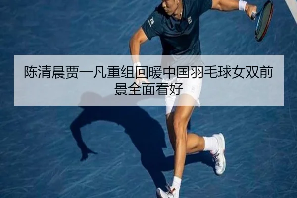 陈清晨贾一凡重组回暖中国羽毛球女双前景全面看好